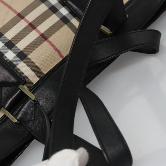 Burberry Nova Check Beige Canvas Tote Bag (Pre-Owned) - Picture 14 of 16